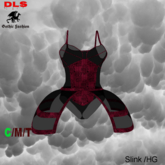 Gothic bodysuit + skirt 16 boxed