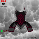 Gothic bodysuit + skirt 17 boxed