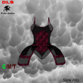 Gothic bodysuit + skirt 18 boxed