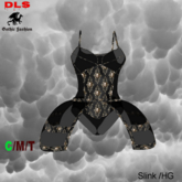 Gothic bodysuit + skirt 21 boxed