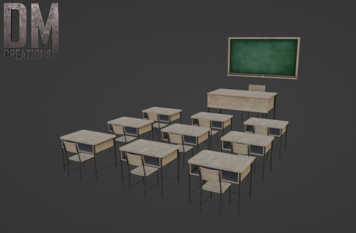 School Set Full Perm Mesh