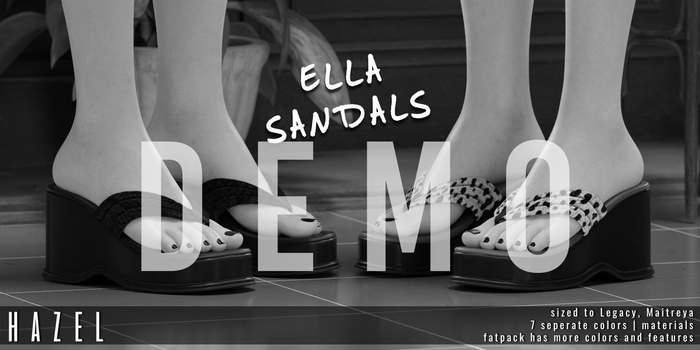 HAZEL . ELLA SANDALS . DEMO