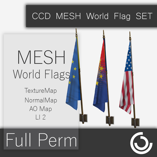 MESH World Flag SET 32 Different World States