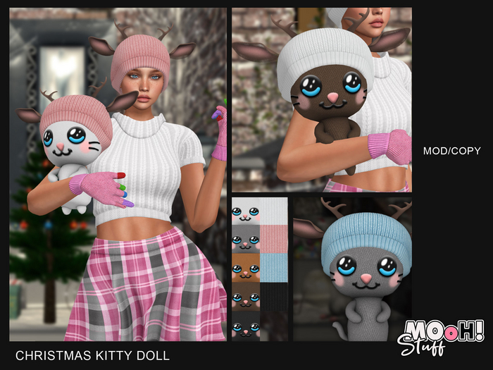 MOoH! Stuff Christmas kitty doll (Add)