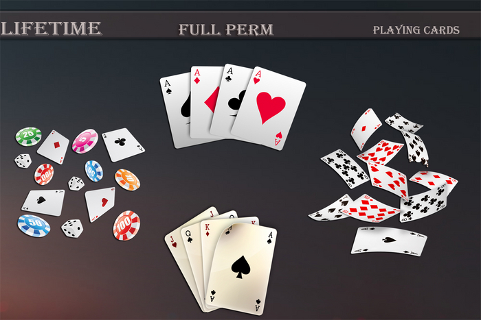 LIFETIME FULL PERM playing cards