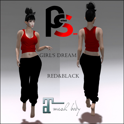 PStore Girl's Dream Red&Black