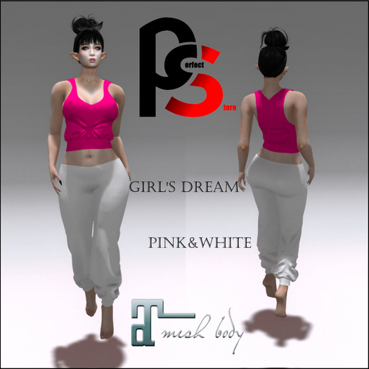 PStore Girl's Dream Pink&White box
