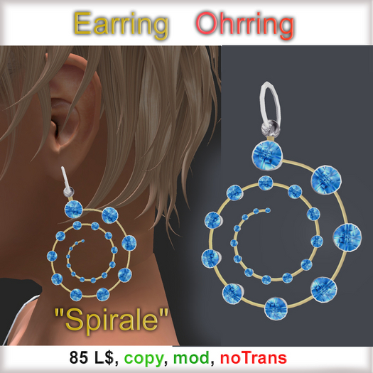 Earring / Ohrring Set "Spirale"