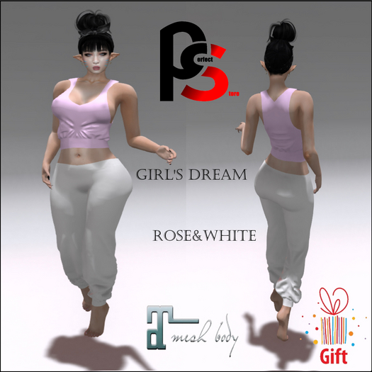 PStore Girl's Dream Rose&White  Gift
