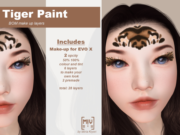 =MIV= Tiger Paint - make up ( EVO X )