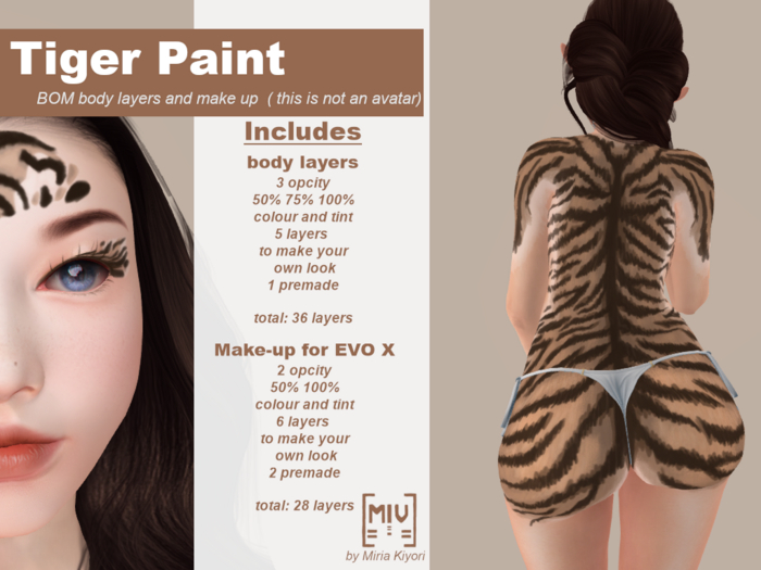 =MIV= Tiger Paint - Fatpack