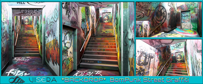 BACKDROP  BomPunk Street Graffiti