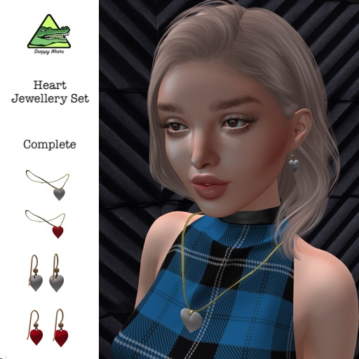 Snappy \\ Heart Jewellery Set