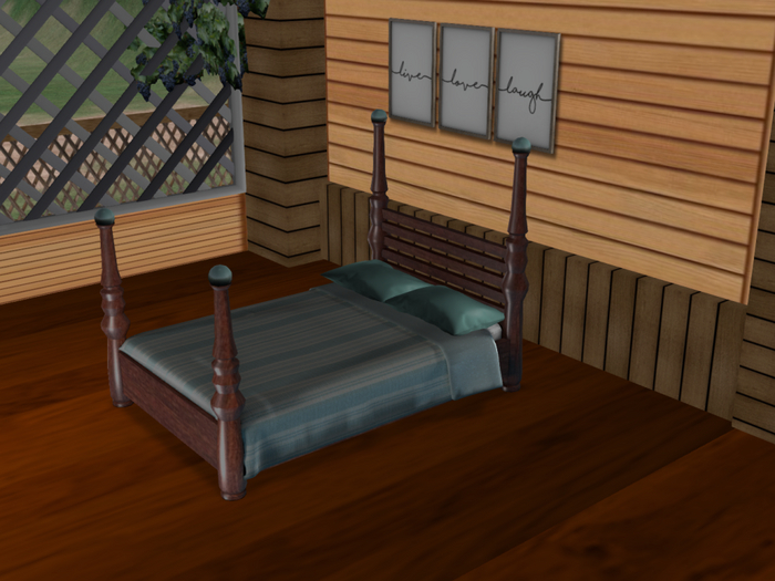 Cama de casal....Four Poster Bed -