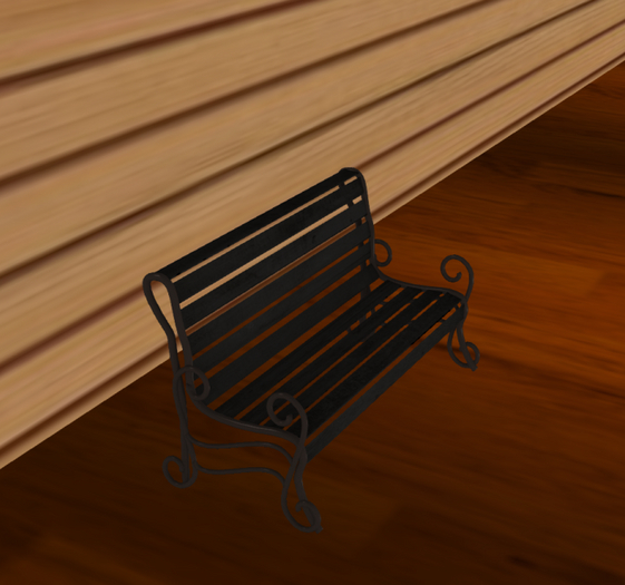Banco preto...Bench - blak