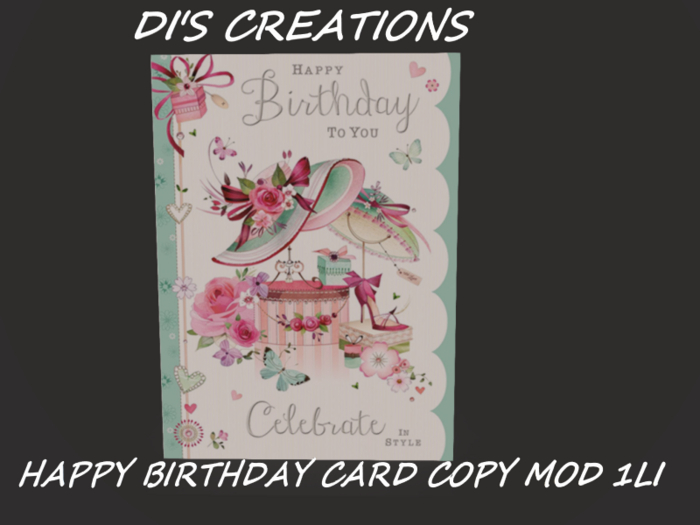 HAPPY BIRTHDAY CARD 1