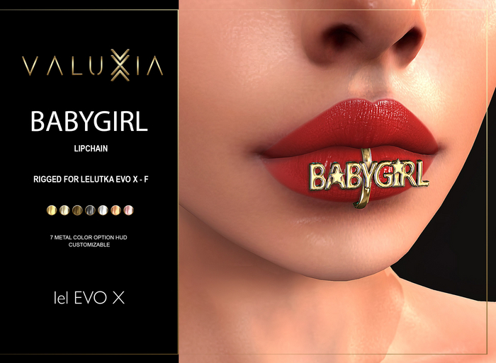 VALUXIA - Babygirl Lip Jewelry (LEL EVOX F)