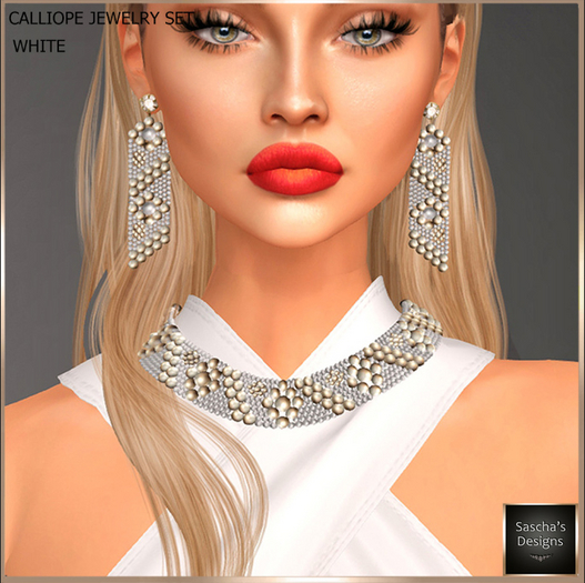 SAS - Calliope White Jewelry Set 
