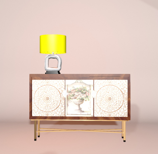 Adriana  Table Lamp silver