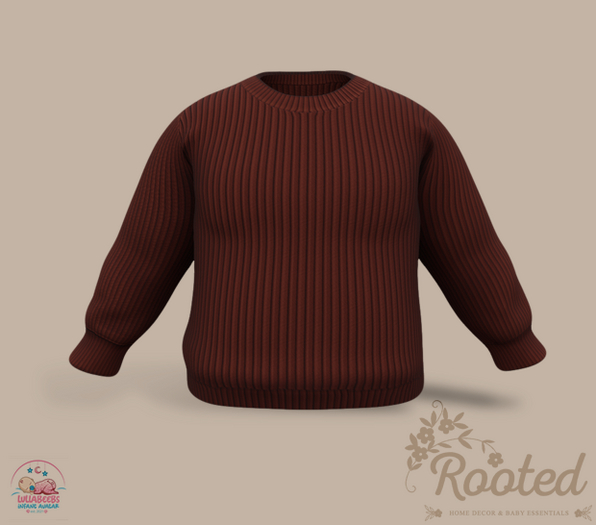 Rooted - Purl Sweater - Red