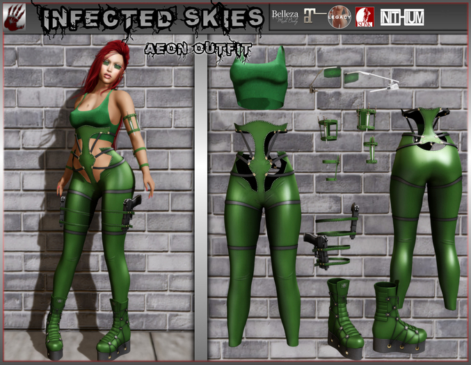 *IS* Aeon Outfit Green  