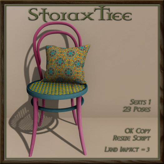 Colourful Rattan Chair B13
