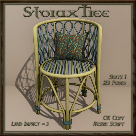 Colourful Rattan Chair A17