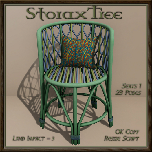 Colourful Rattan Chair A14