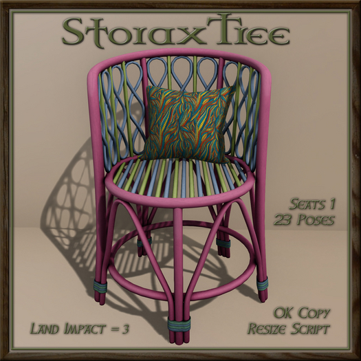 Colourful Rattan Chair A13
