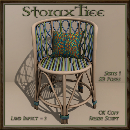 Colourful Rattan Chair A4