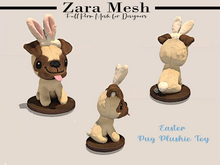 ZM - Easter - Pug Plushie Toy - FULL PERM MESH