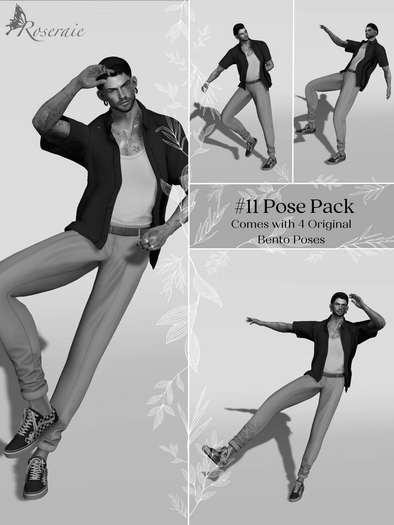 Roseraie- #11 Pose Pack