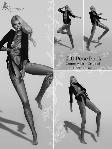 Roseraie- #10 Pose Pack