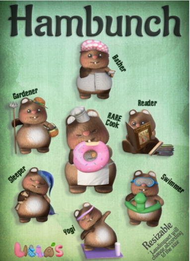 01 Lilla's Hambunch Cook *Boxed* RARE