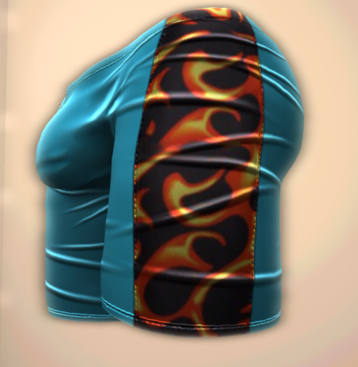 Blue Hot Fire Shorts Enzo