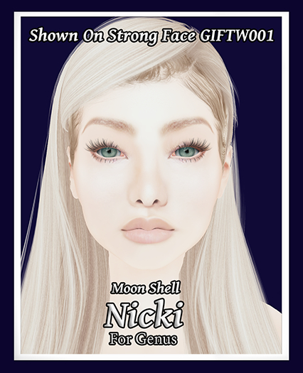 Moon Shell Nicki Skin Tone Snow BOM Genus