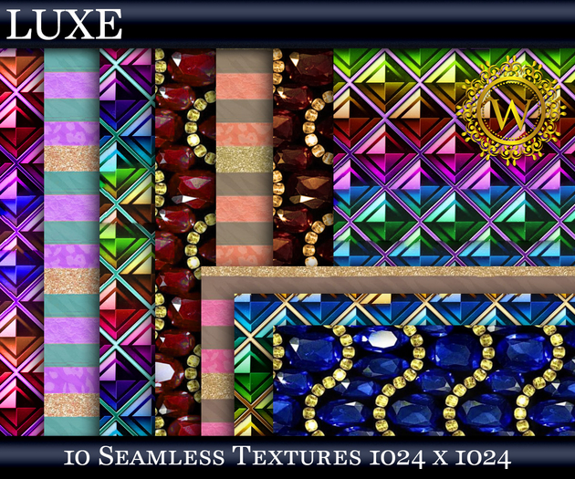 Luxe Fantasy 10 Seamless Textures - WonderWall