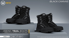 [WAZ] Trail Hiking Boots (Black Canvas)