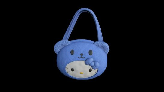 $aucey-Kitty Bag (Blue)