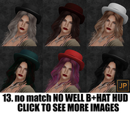13. no match  NO WELL B RARE + HAT HuD #6