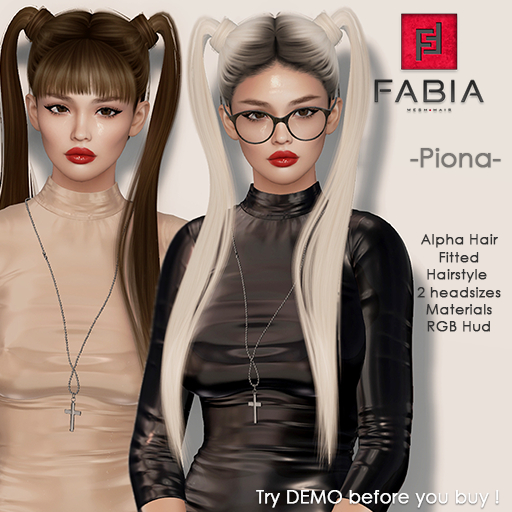 -FABIA- Hair  < Piona> FatPack
