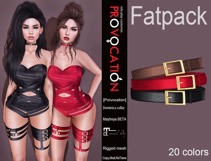 [Provocation] Dominica collar-Fatpack