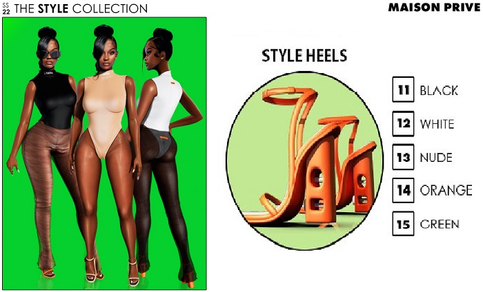 14. BETRAYAL STYLE Level Heels ORANGE [Reborn]