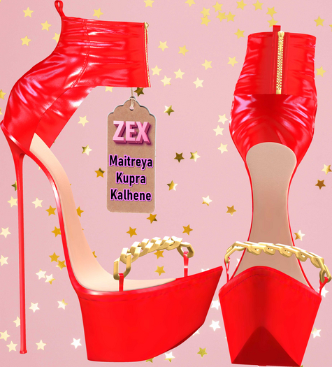 Winnie Peep Toe Shoes Cherry