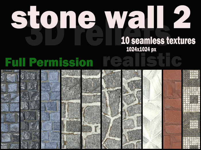 Stone Wall Texture Pack 2