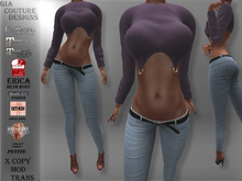 "GCD" Mickey Half Shirts Purple