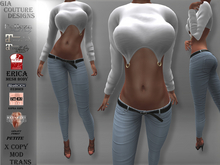 "GCD" Mickey Half Shirts White