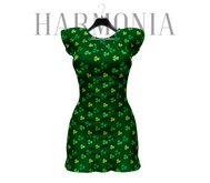 Clover Green St Patricks Day Mollie Casual Dress Maitreya Petite Legacy Perky Reborn