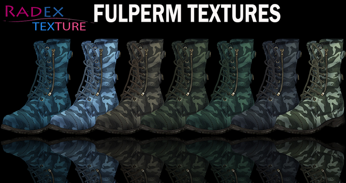 RADEX F.P.T.-.Camouflage MI970362 Women's Mid Calf Combat Boots