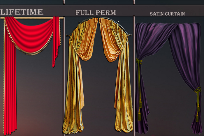 LIFETIME Full perm Satin Curtain02